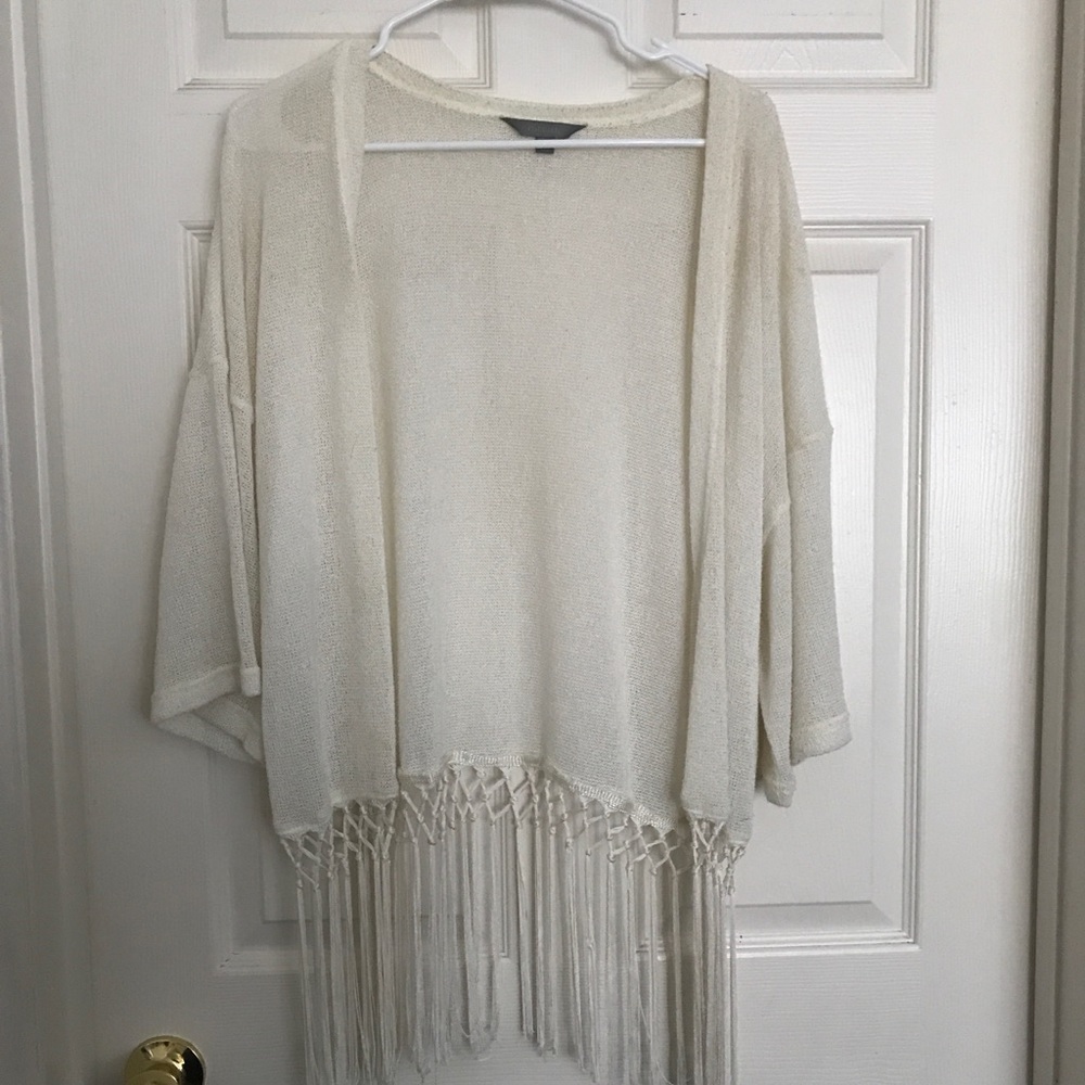 Cream Boho Cardigan